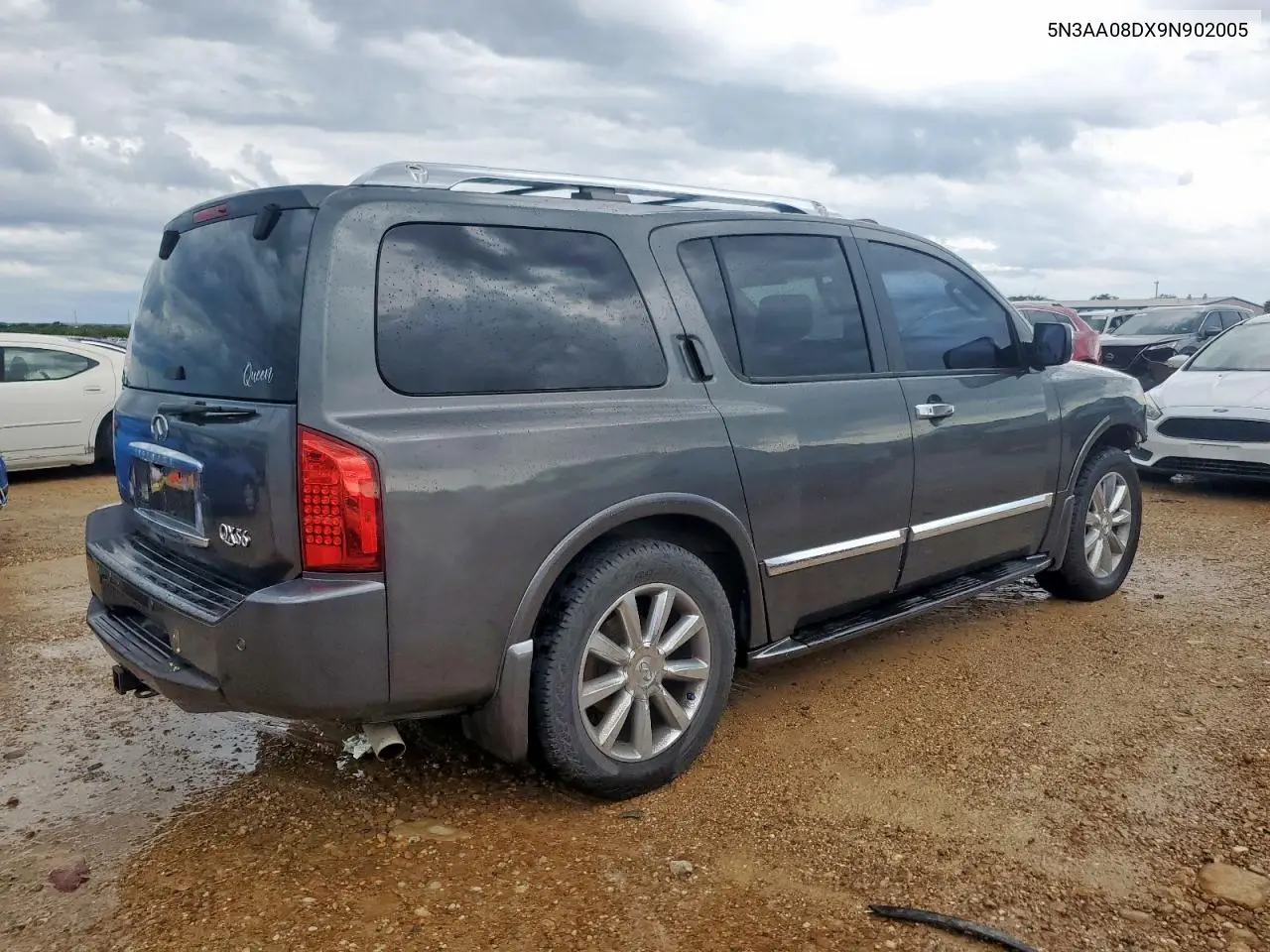 2009 Infiniti Qx56 VIN: 5N3AA08DX9N902005 Lot: 60665925