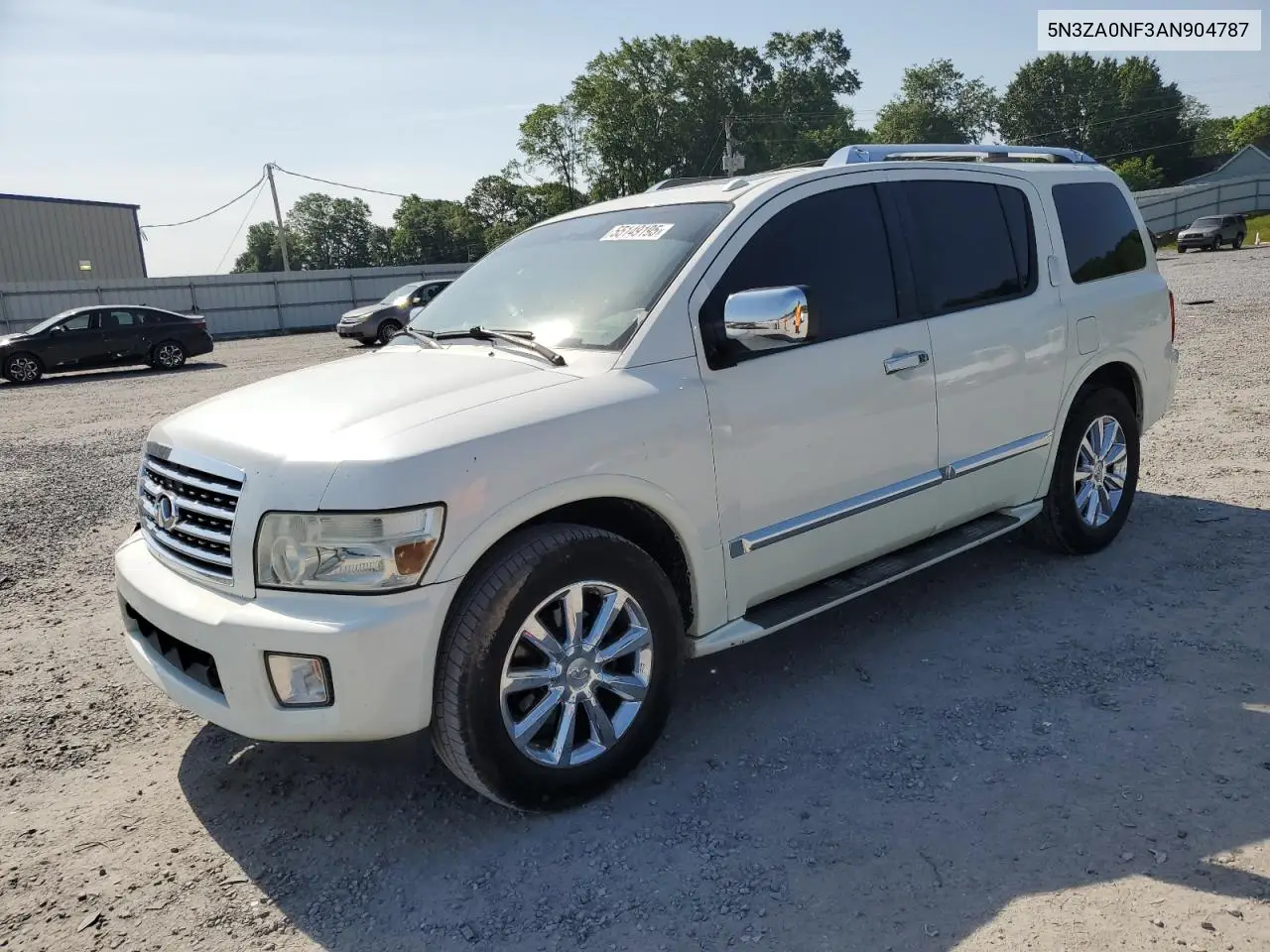 2010 Infiniti Qx56 VIN: 5N3ZA0NF3AN904787 Lot: 55149195