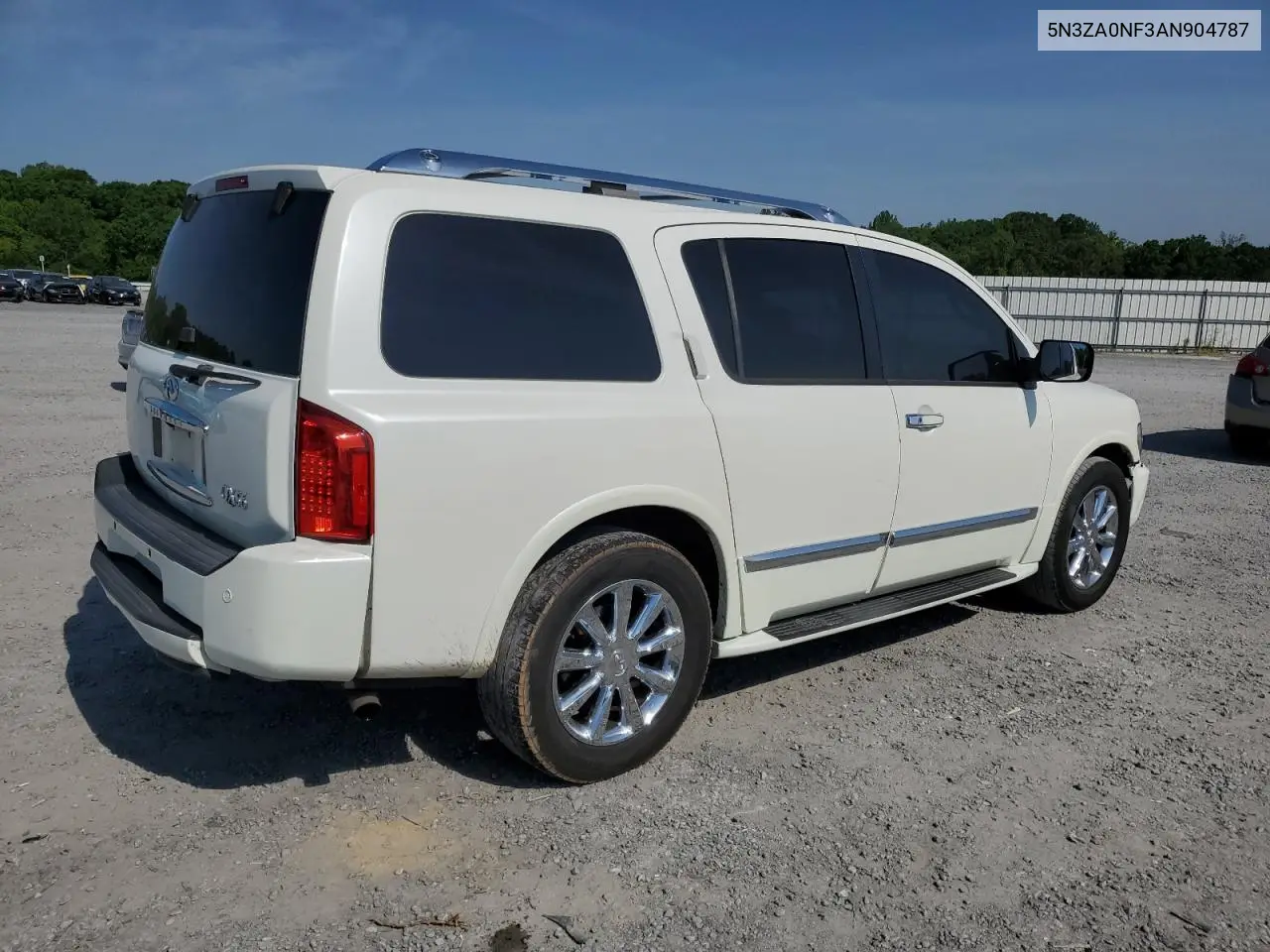 2010 Infiniti Qx56 VIN: 5N3ZA0NF3AN904787 Lot: 55149195