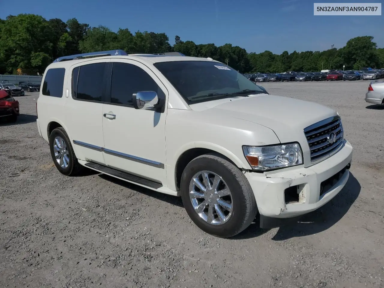 2010 Infiniti Qx56 VIN: 5N3ZA0NF3AN904787 Lot: 55149195