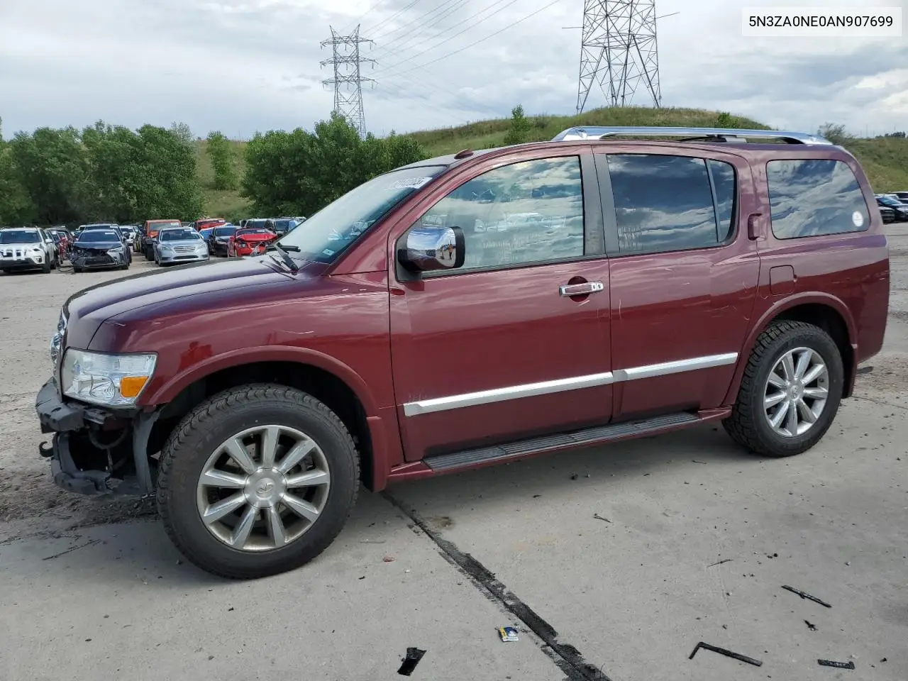 2010 Infiniti Qx56 VIN: 5N3ZA0NE0AN907699 Lot: 62142065