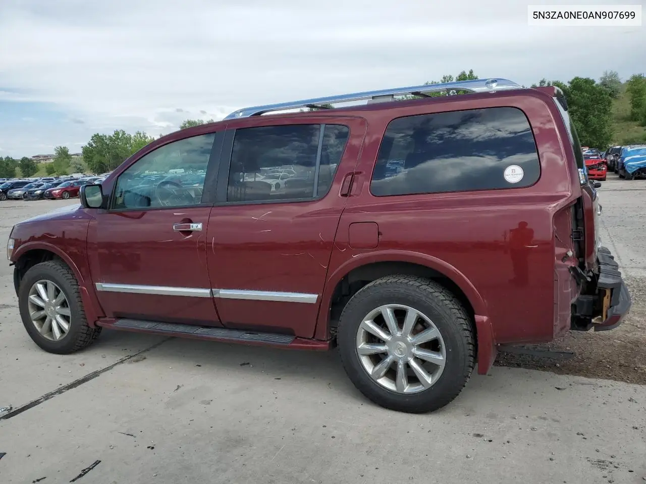 2010 Infiniti Qx56 VIN: 5N3ZA0NE0AN907699 Lot: 62142065