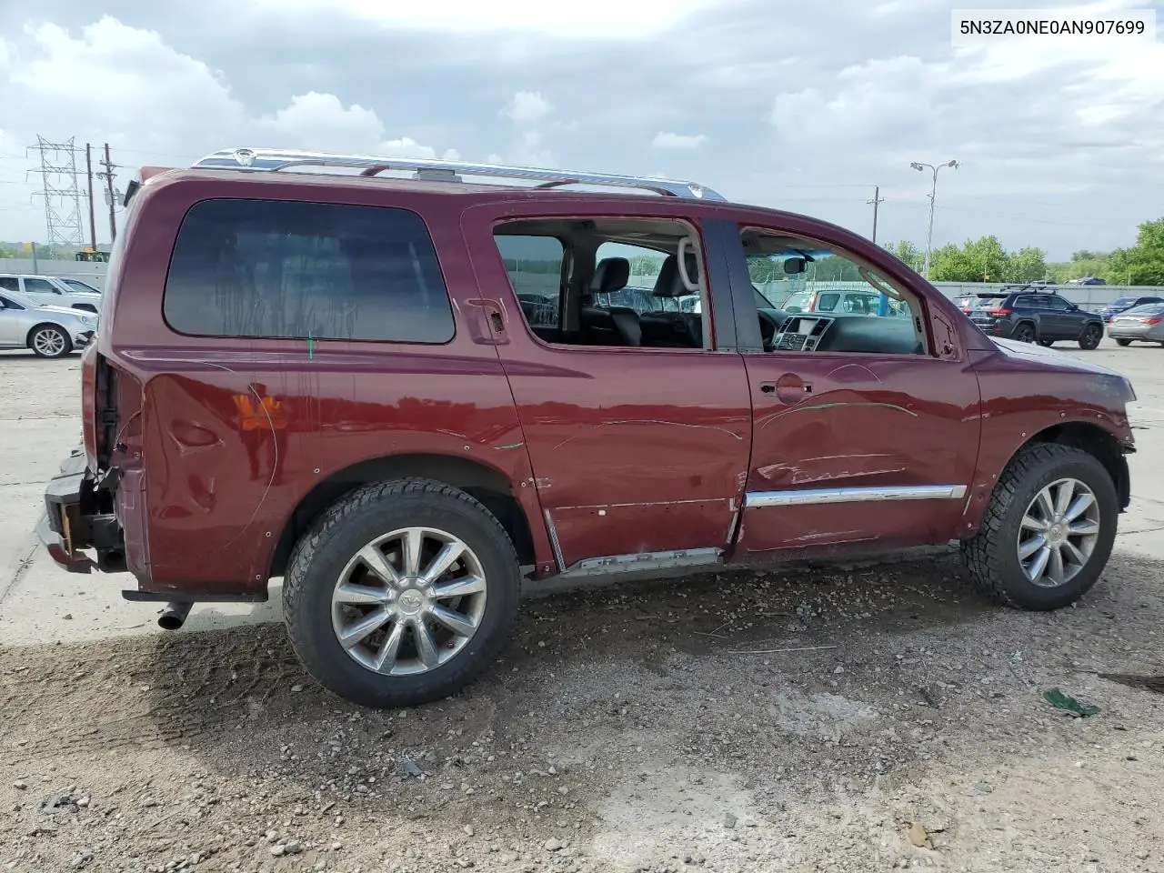 2010 Infiniti Qx56 VIN: 5N3ZA0NE0AN907699 Lot: 62142065