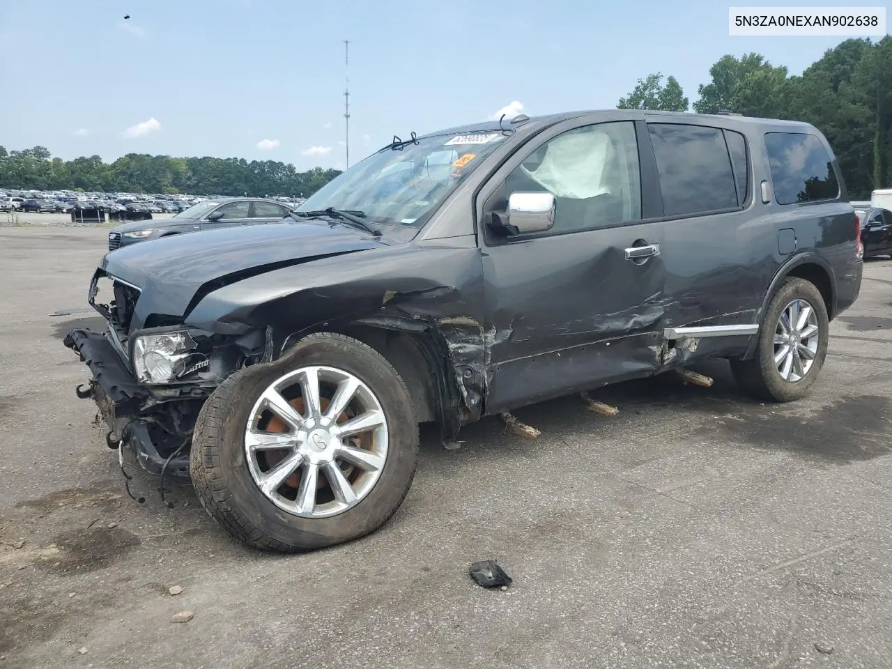 2010 Infiniti Qx56 VIN: 5N3ZA0NEXAN902638 Lot: 62690825