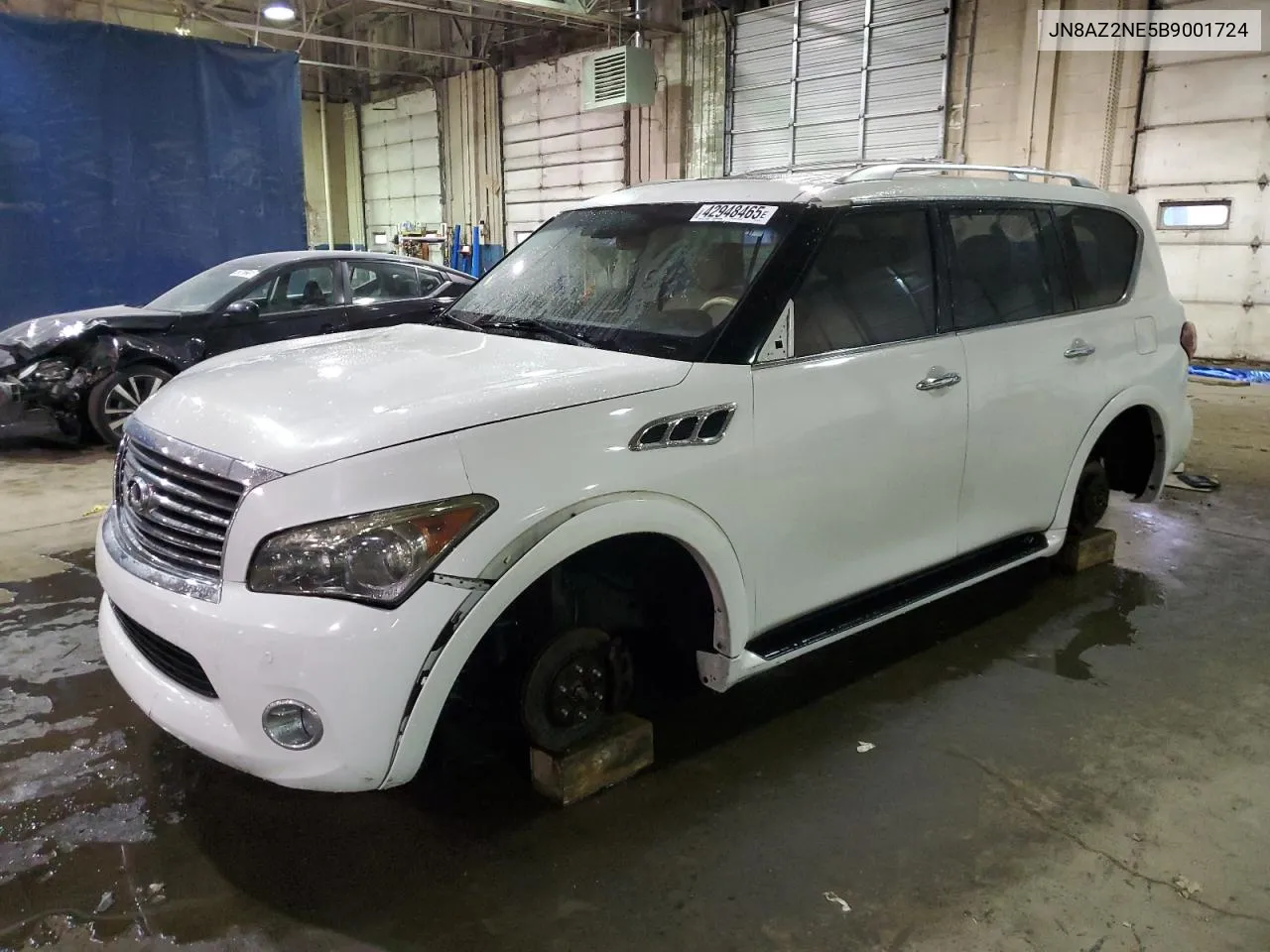 2011 Infiniti Qx56 VIN: JN8AZ2NE5B9001724 Lot: 42948465
