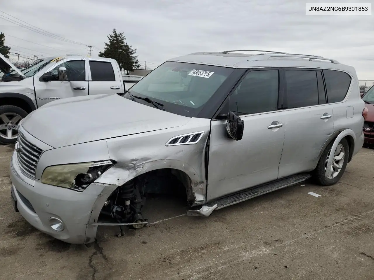 2011 Infiniti Qx56 VIN: JN8AZ2NC6B9301853 Lot: 43063795