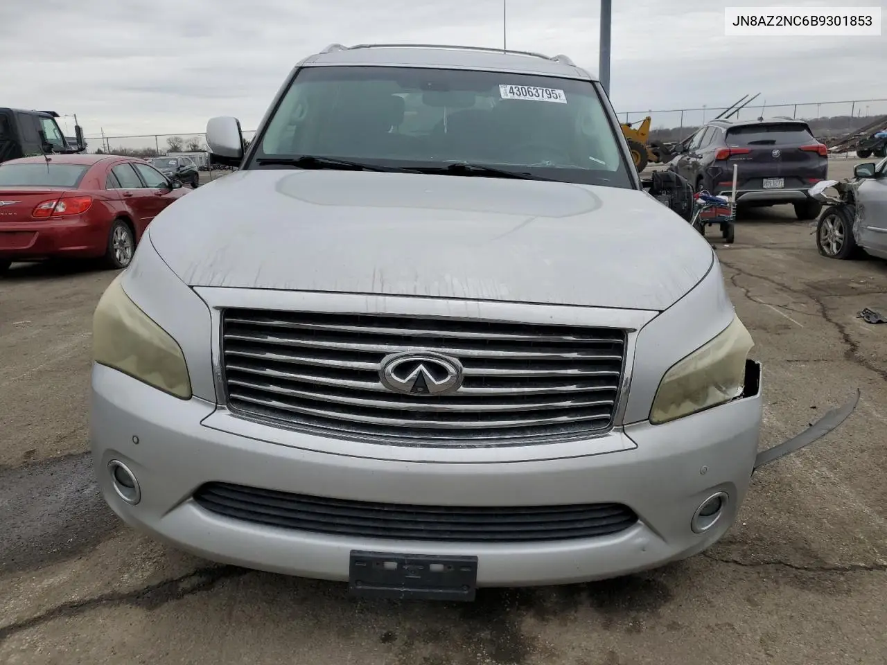 2011 Infiniti Qx56 VIN: JN8AZ2NC6B9301853 Lot: 43063795
