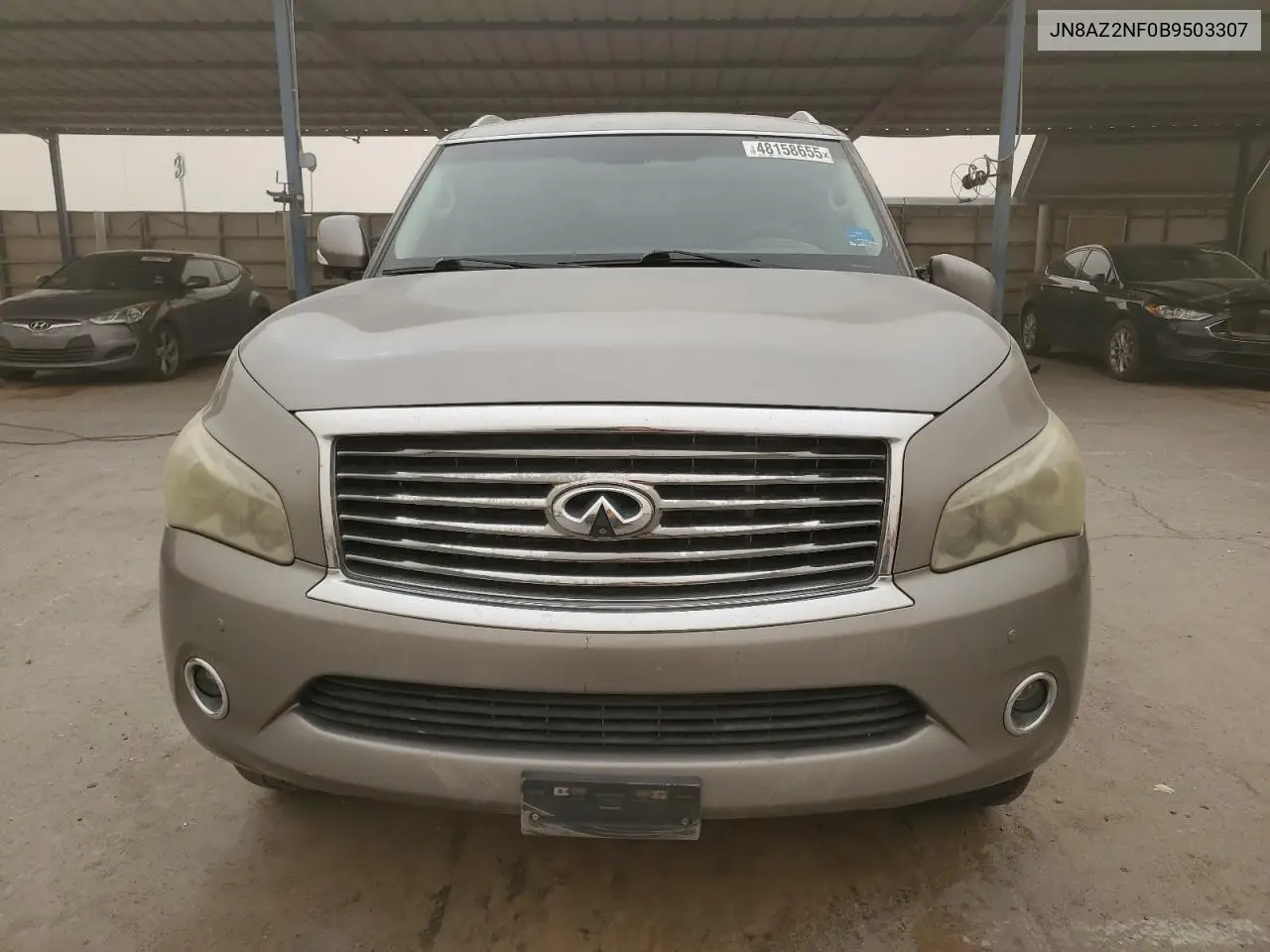 2011 Infiniti Qx56 VIN: JN8AZ2NF0B9503307 Lot: 48158655