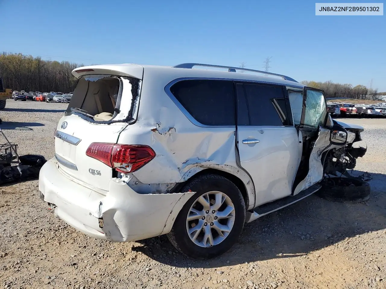 2011 Infiniti Qx56 VIN: JN8AZ2NF2B9501302 Lot: 50509355