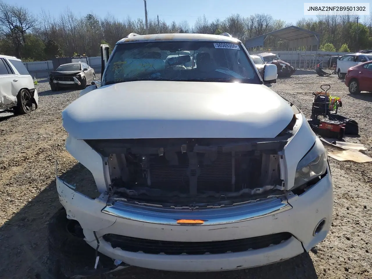 2011 Infiniti Qx56 VIN: JN8AZ2NF2B9501302 Lot: 50509355