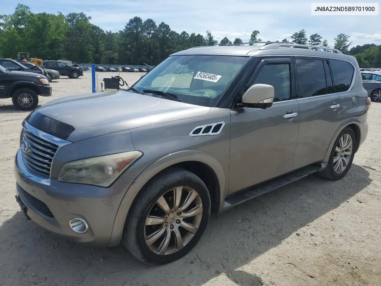 2011 Infiniti Qx56 VIN: JN8AZ2ND5B9701900 Lot: 54583405