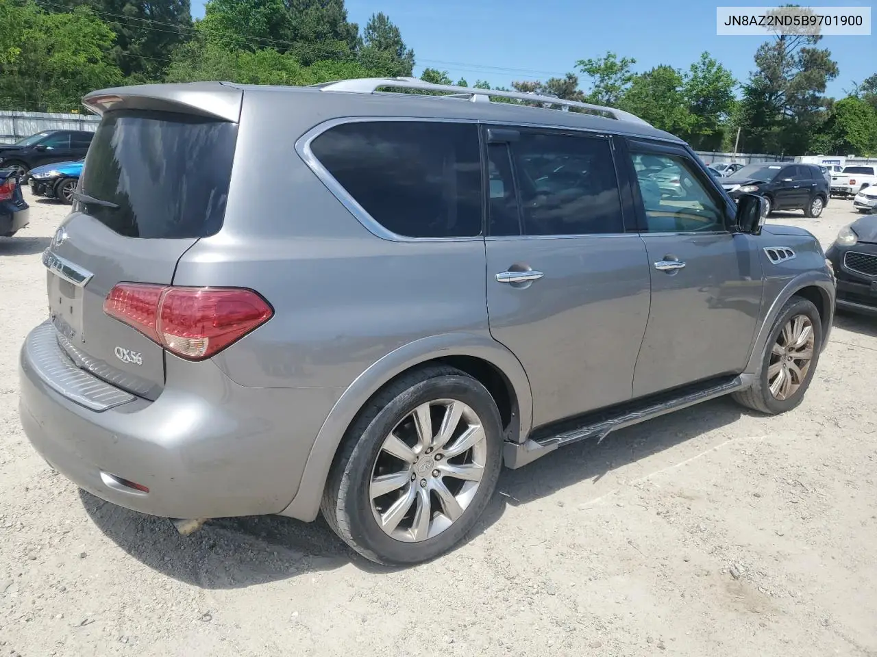 2011 Infiniti Qx56 VIN: JN8AZ2ND5B9701900 Lot: 54583405