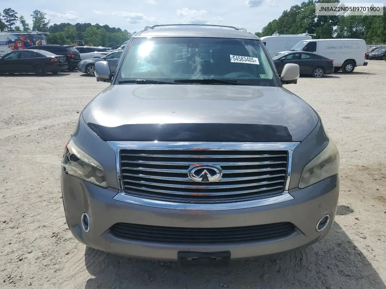 2011 Infiniti Qx56 VIN: JN8AZ2ND5B9701900 Lot: 54583405