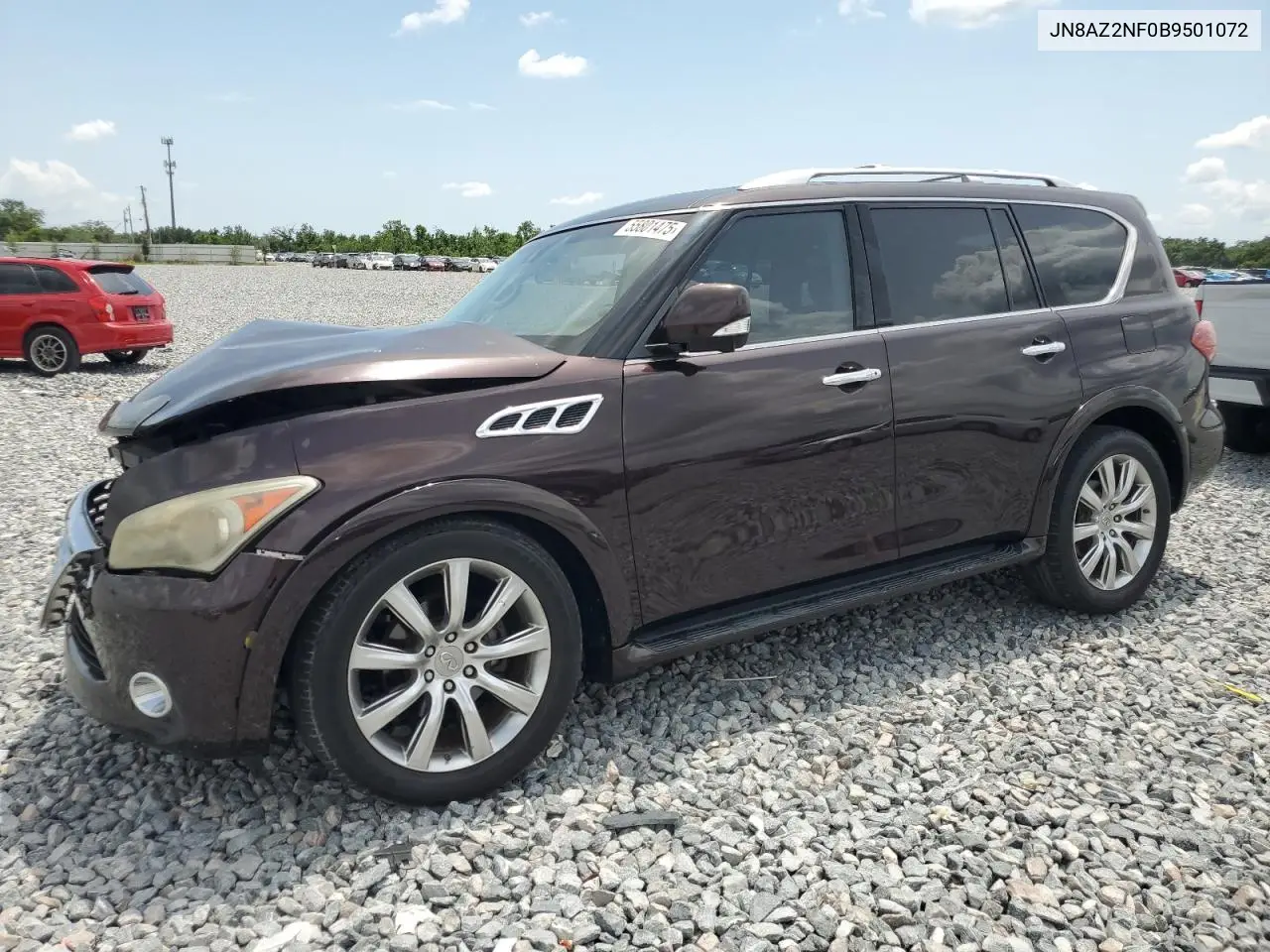 2011 Infiniti Qx56 VIN: JN8AZ2NF0B9501072 Lot: 55801475