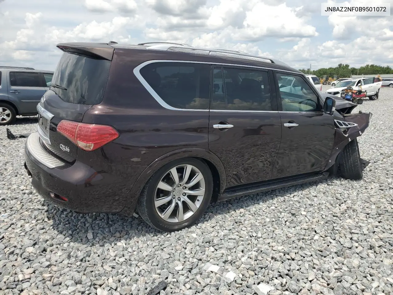 2011 Infiniti Qx56 VIN: JN8AZ2NF0B9501072 Lot: 55801475