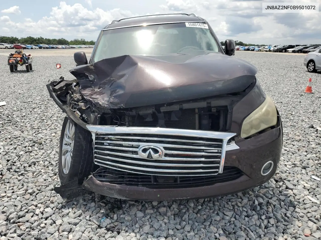 2011 Infiniti Qx56 VIN: JN8AZ2NF0B9501072 Lot: 55801475