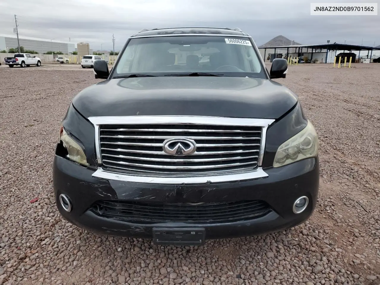 2011 Infiniti Qx56 VIN: JN8AZ2ND0B9701562 Lot: 56006225