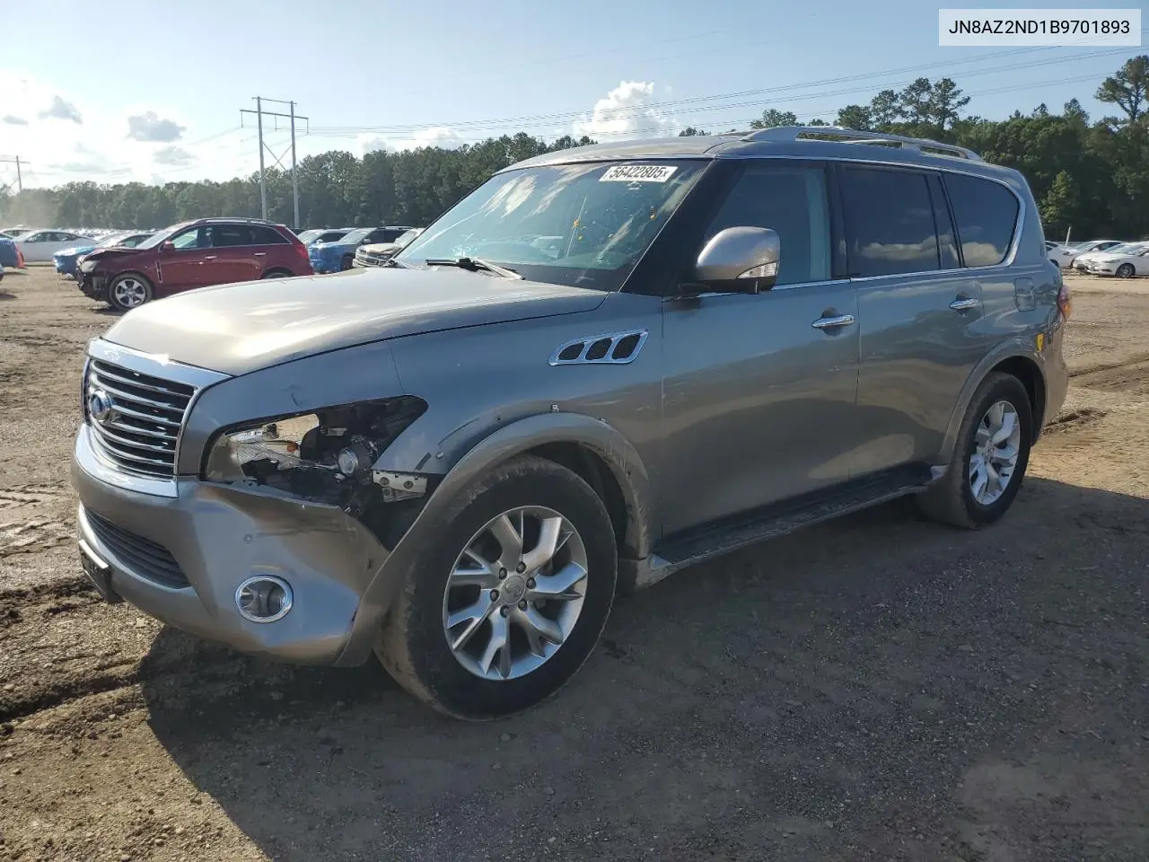 2011 Infiniti Qx56 VIN: JN8AZ2ND1B9701893 Lot: 56422805