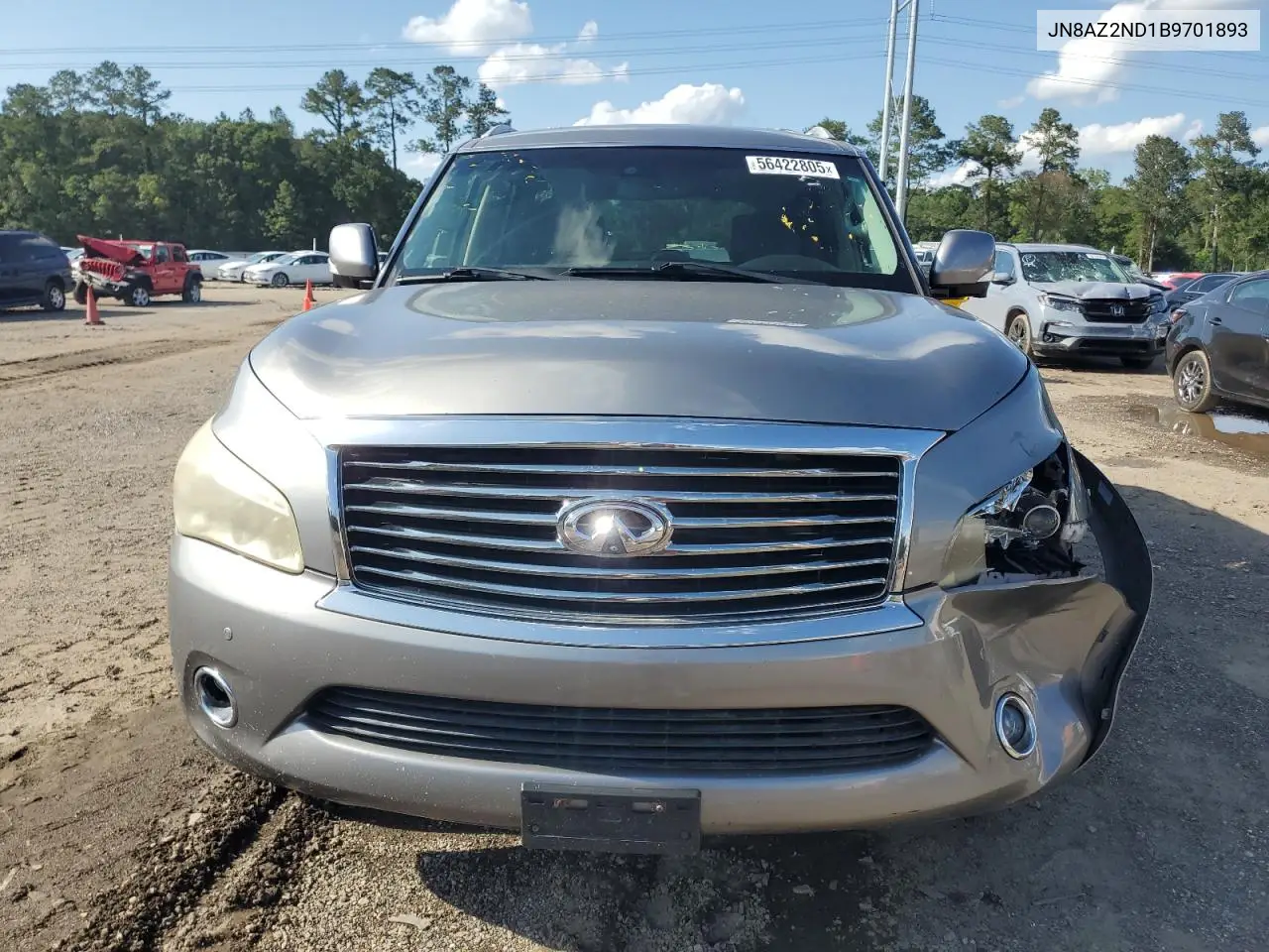 2011 Infiniti Qx56 VIN: JN8AZ2ND1B9701893 Lot: 56422805