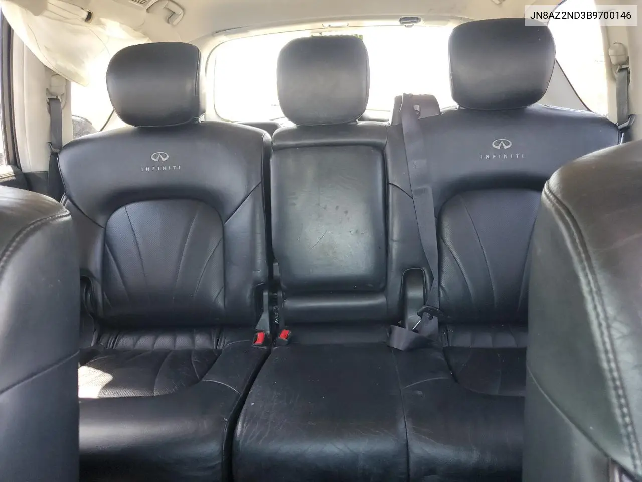 2011 Infiniti Qx56 VIN: JN8AZ2ND3B9700146 Lot: 61510435