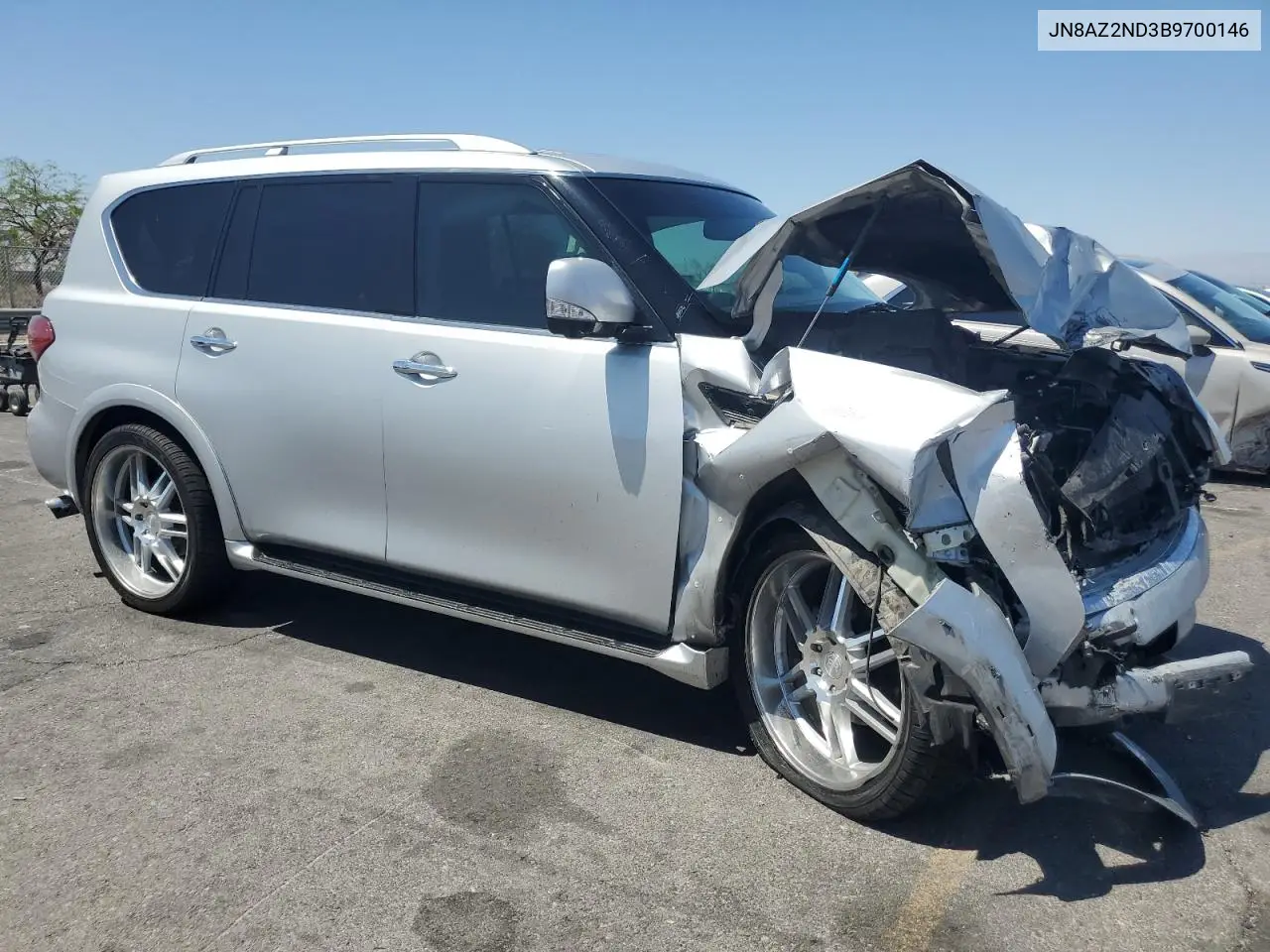 2011 Infiniti Qx56 VIN: JN8AZ2ND3B9700146 Lot: 61510435