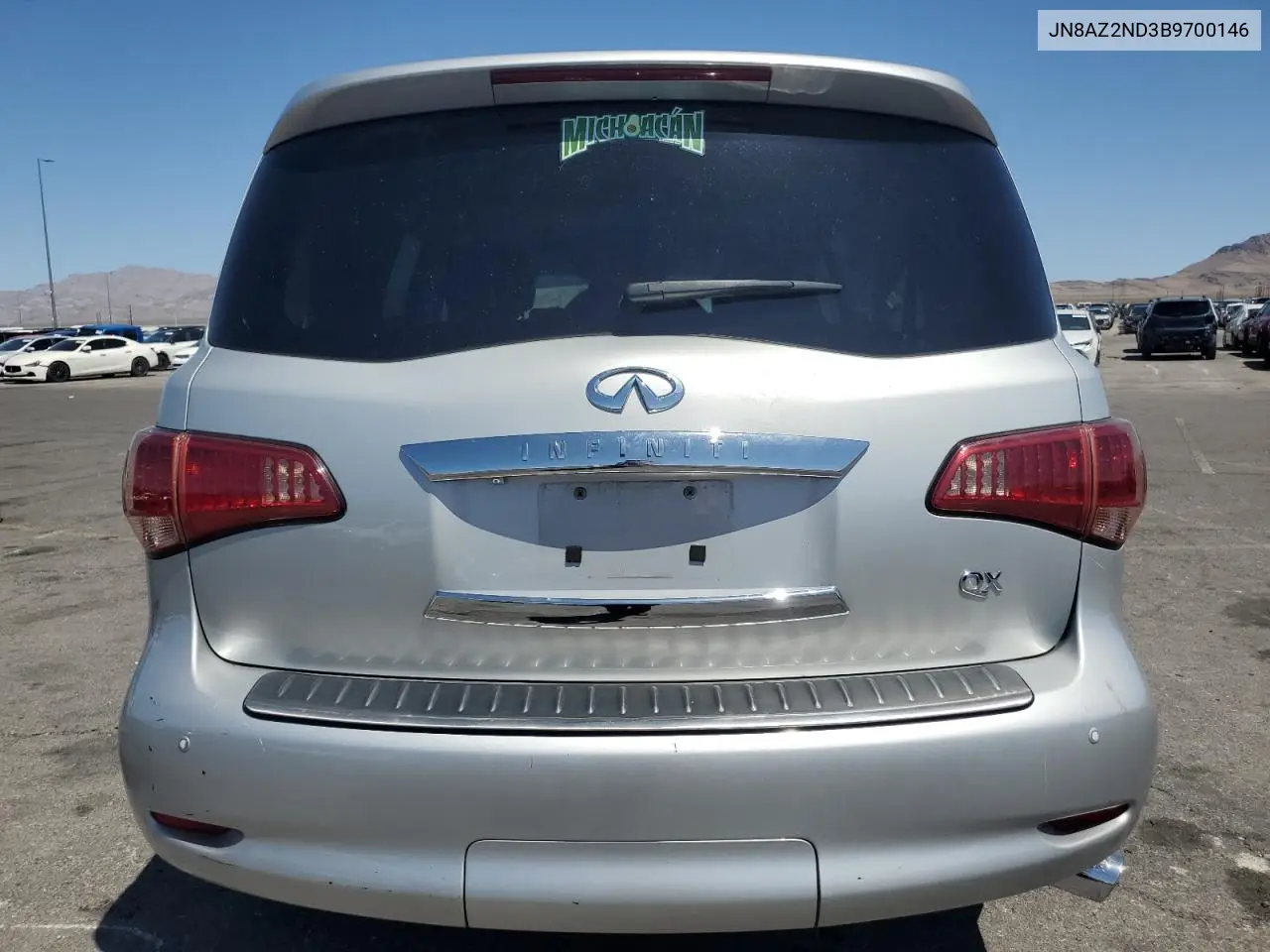 2011 Infiniti Qx56 VIN: JN8AZ2ND3B9700146 Lot: 61510435