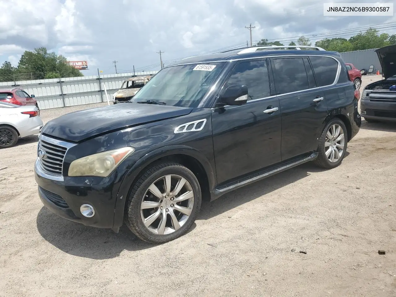 2011 Infiniti Qx56 VIN: JN8AZ2NC6B9300587 Lot: 61591835