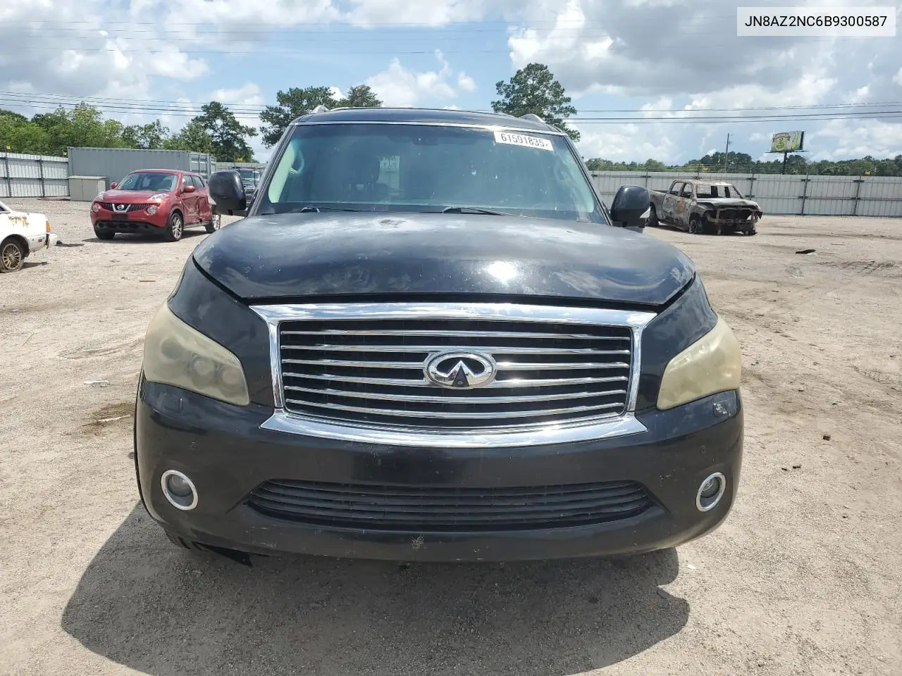 2011 Infiniti Qx56 VIN: JN8AZ2NC6B9300587 Lot: 61591835
