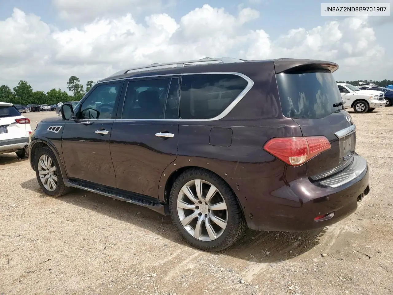 2011 Infiniti Qx56 VIN: JN8AZ2ND8B9701907 Lot: 62823875