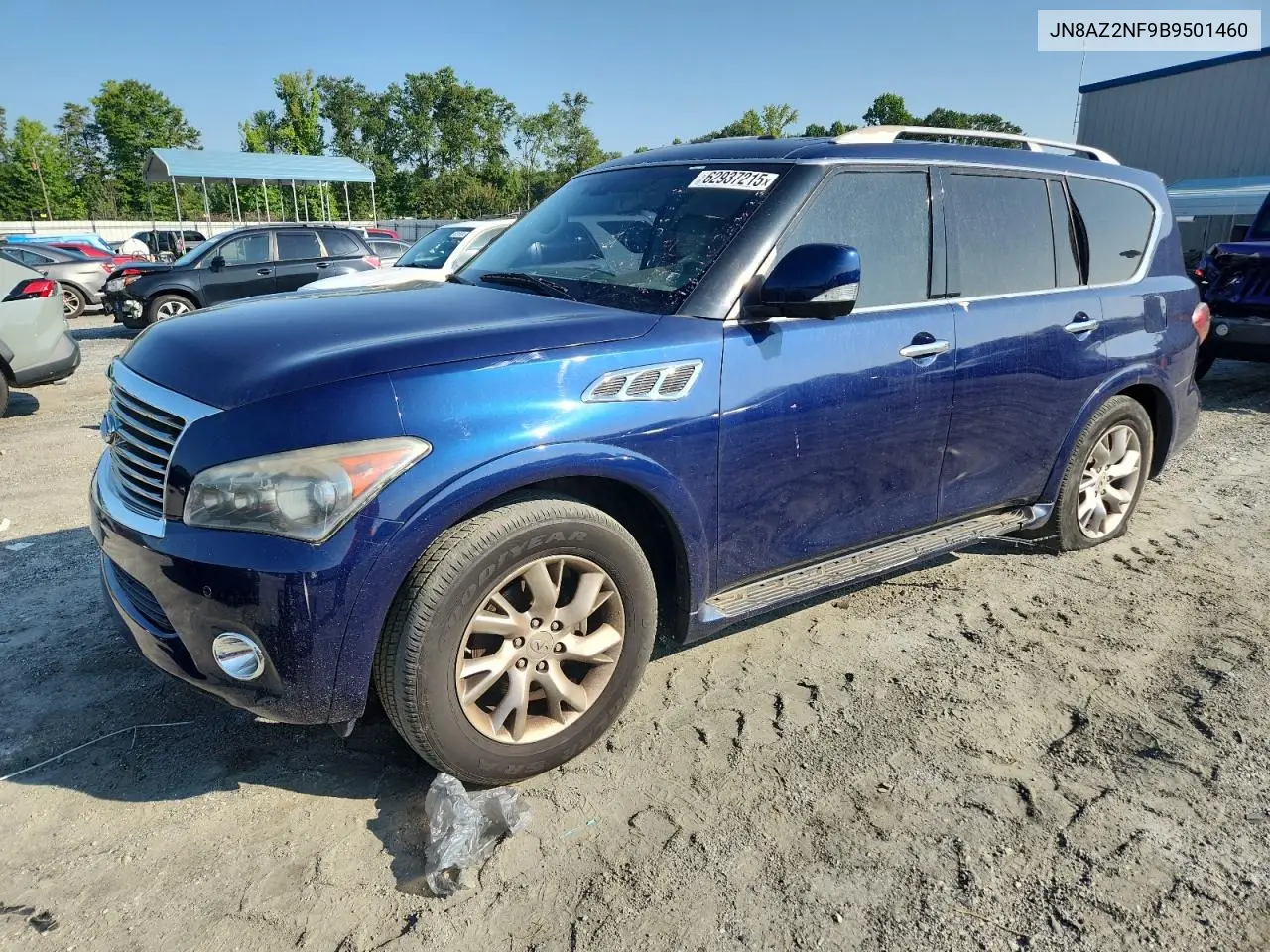 2011 Infiniti Qx56 VIN: JN8AZ2NF9B9501460 Lot: 62937215