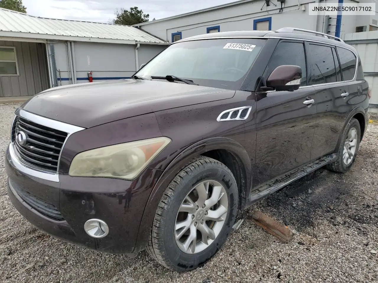 2012 Infiniti Qx56 VIN: JN8AZ2NE5C9017102 Lot: 51375025