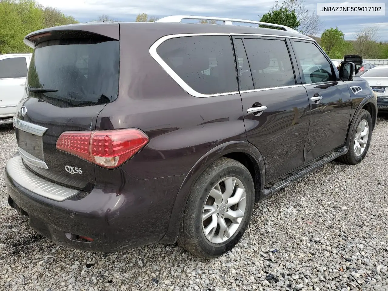 2012 Infiniti Qx56 VIN: JN8AZ2NE5C9017102 Lot: 51375025