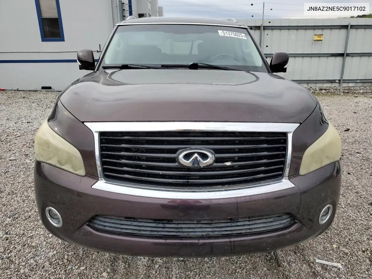 2012 Infiniti Qx56 VIN: JN8AZ2NE5C9017102 Lot: 51375025