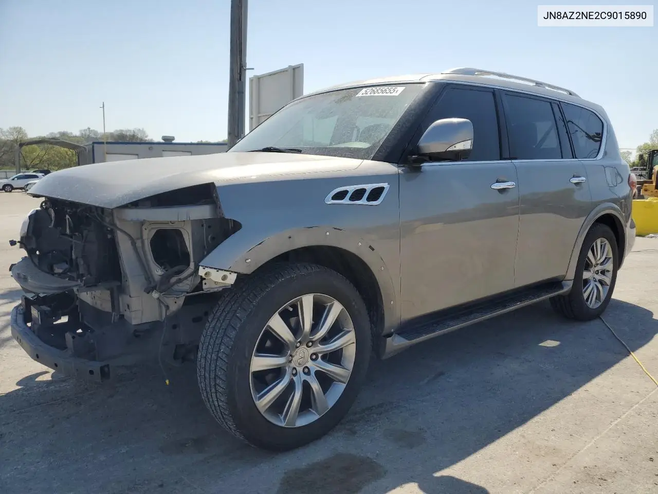 2012 Infiniti Qx56 VIN: JN8AZ2NE2C9015890 Lot: 52685655