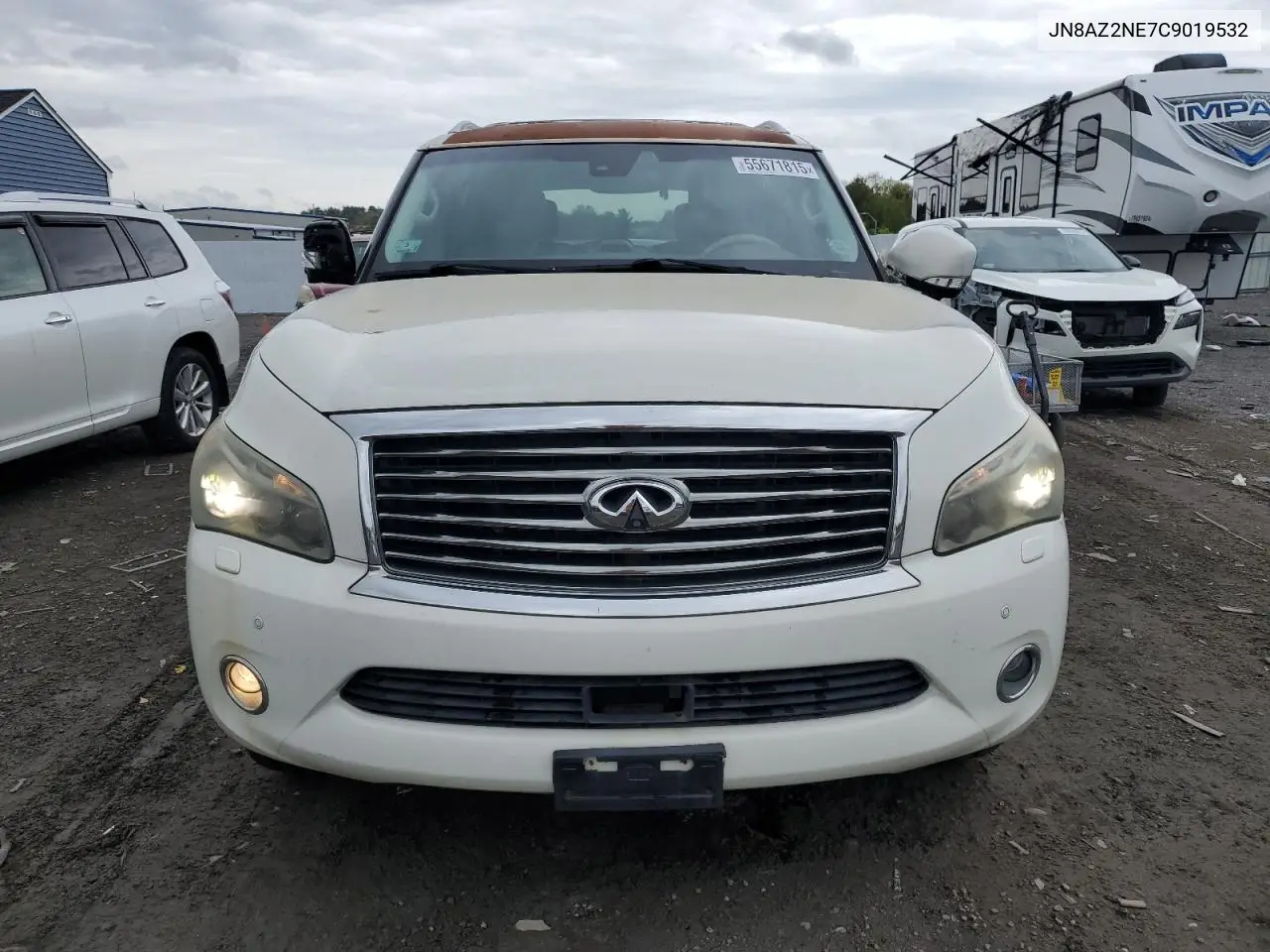 2012 Infiniti Qx56 VIN: JN8AZ2NE7C9019532 Lot: 55671815