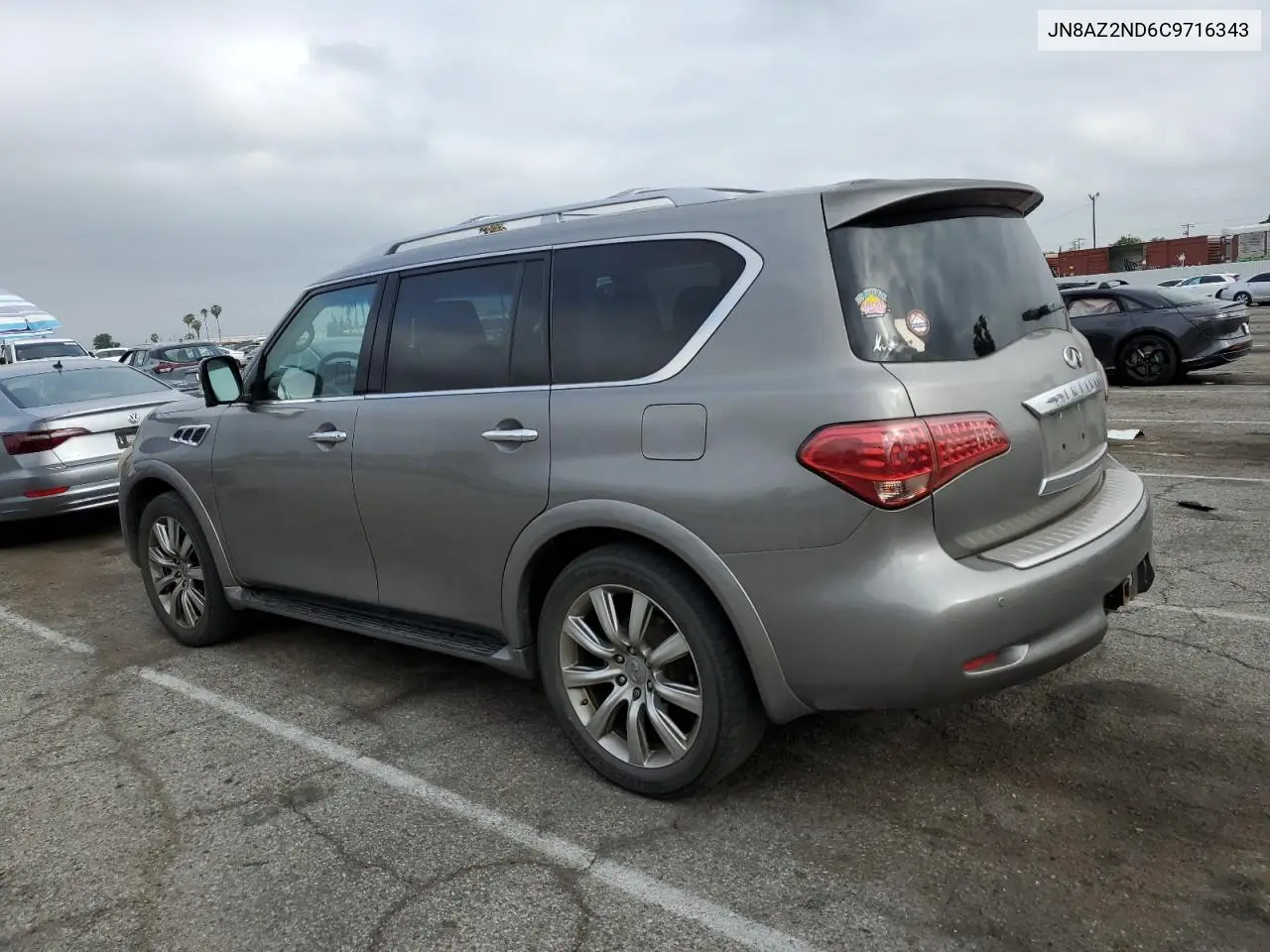 2012 Infiniti Qx56 VIN: JN8AZ2ND6C9716343 Lot: 56209835
