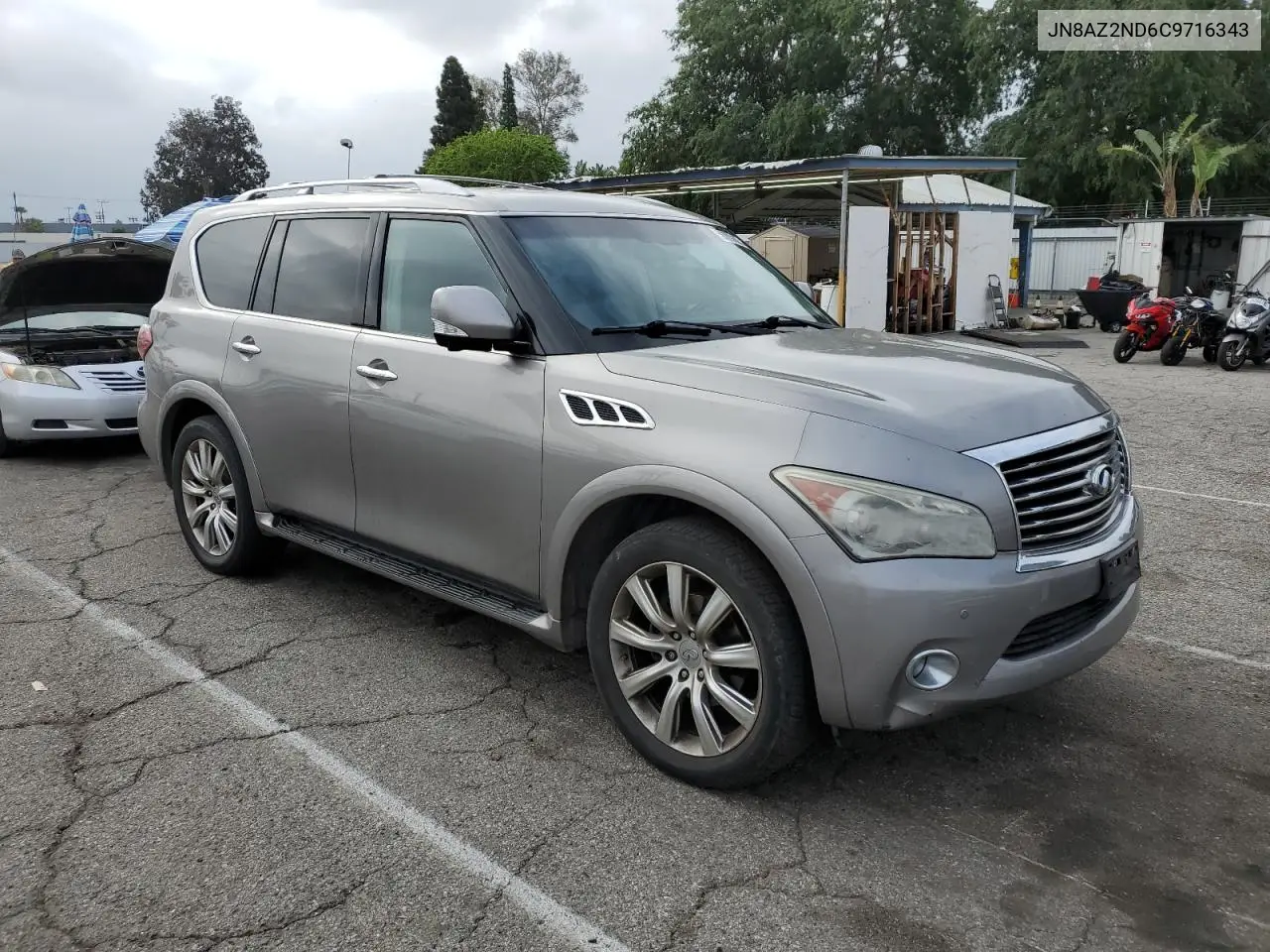 2012 Infiniti Qx56 VIN: JN8AZ2ND6C9716343 Lot: 56209835