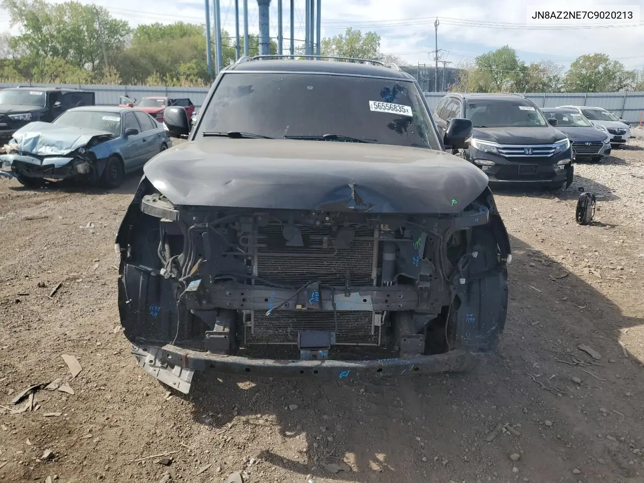 2012 Infiniti Qx56 VIN: JN8AZ2NE7C9020213 Lot: 56556835