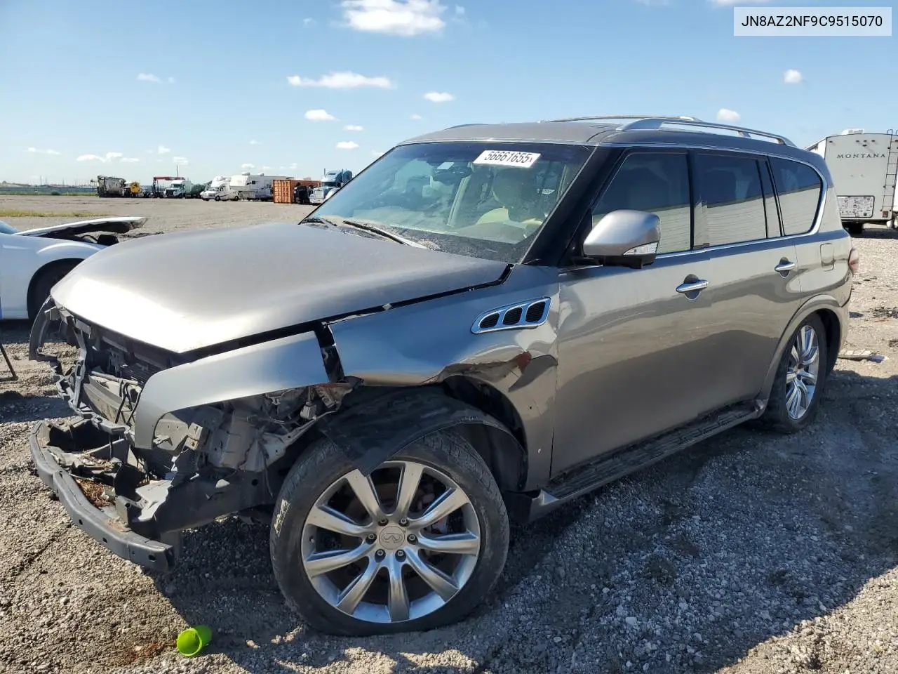 2012 Infiniti Qx56 VIN: JN8AZ2NF9C9515070 Lot: 56661655