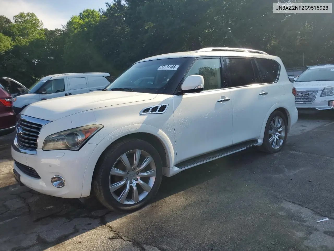 2012 Infiniti Qx56 VIN: JN8AZ2NF2C9515928 Lot: 57131185