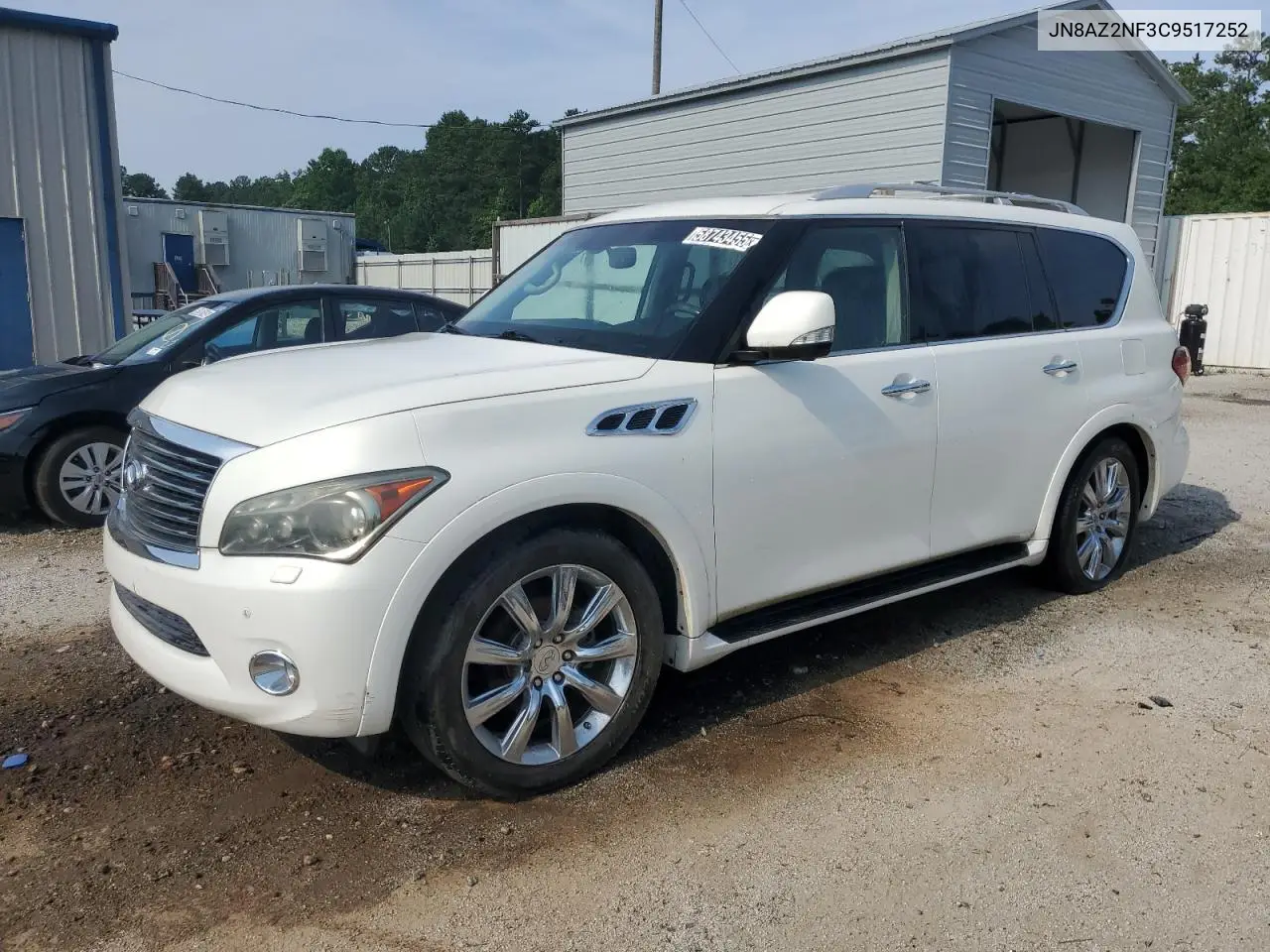 2012 Infiniti Qx56 VIN: JN8AZ2NF3C9517252 Lot: 58743455