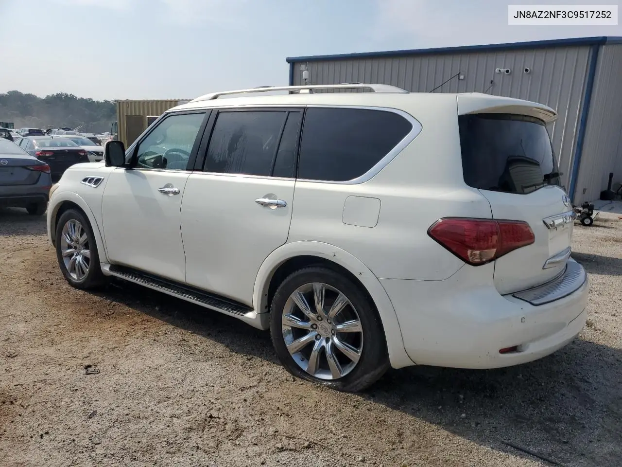 2012 Infiniti Qx56 VIN: JN8AZ2NF3C9517252 Lot: 58743455