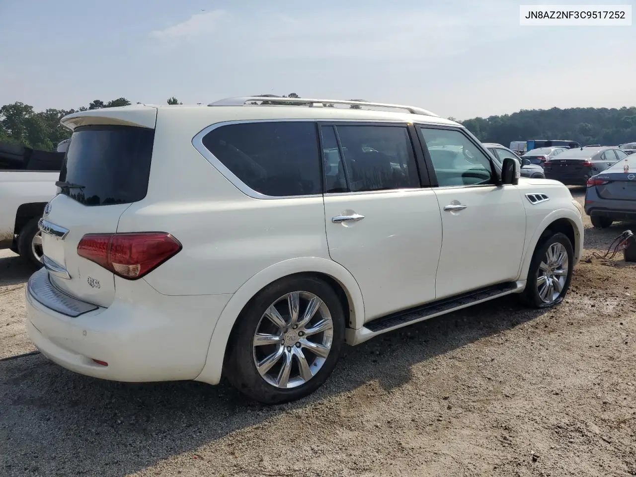 2012 Infiniti Qx56 VIN: JN8AZ2NF3C9517252 Lot: 58743455