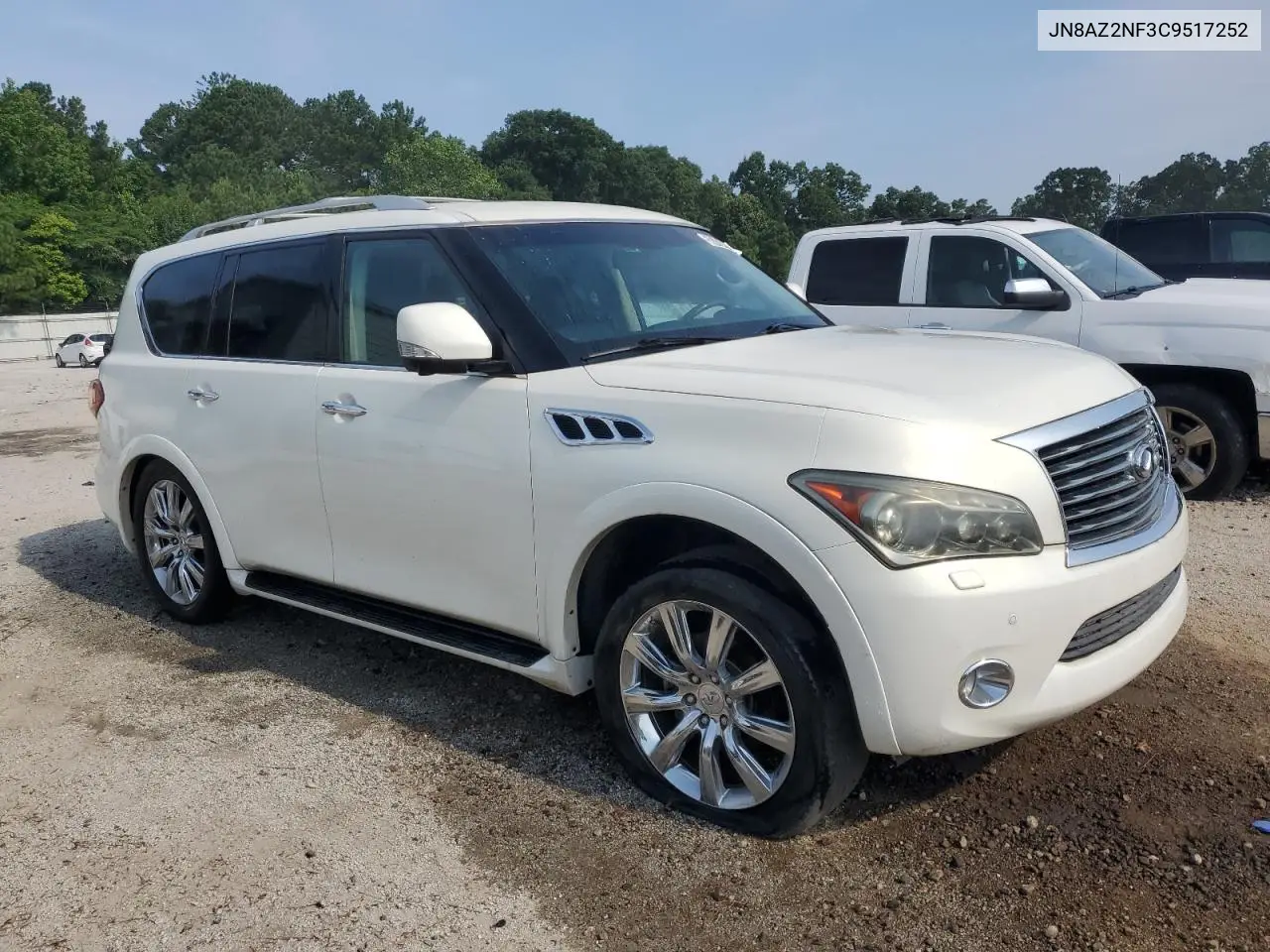 2012 Infiniti Qx56 VIN: JN8AZ2NF3C9517252 Lot: 58743455