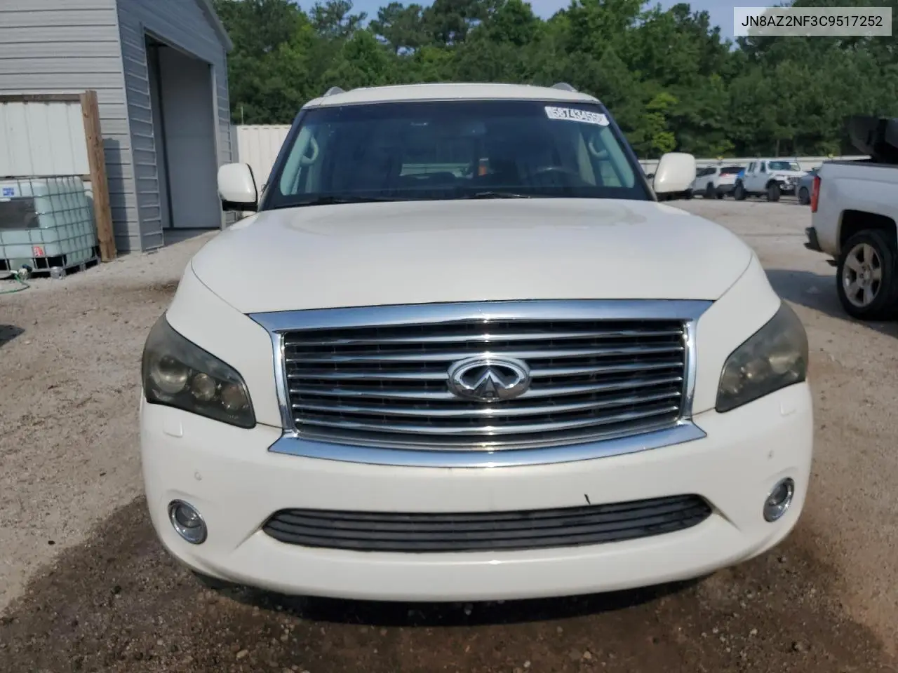 2012 Infiniti Qx56 VIN: JN8AZ2NF3C9517252 Lot: 58743455