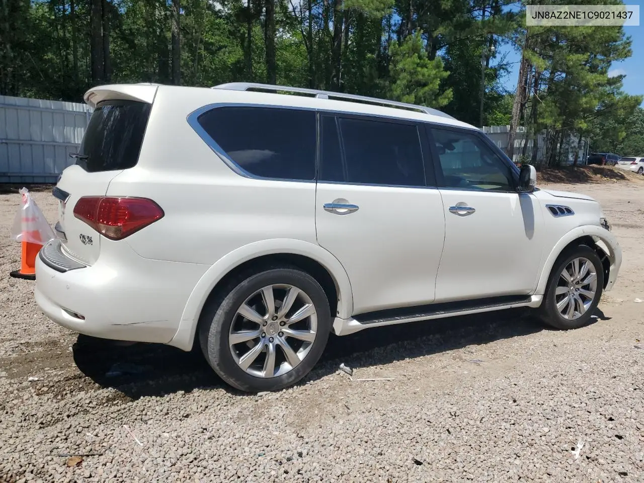 2012 Infiniti Qx56 VIN: JN8AZ2NE1C9021437 Lot: 61284375