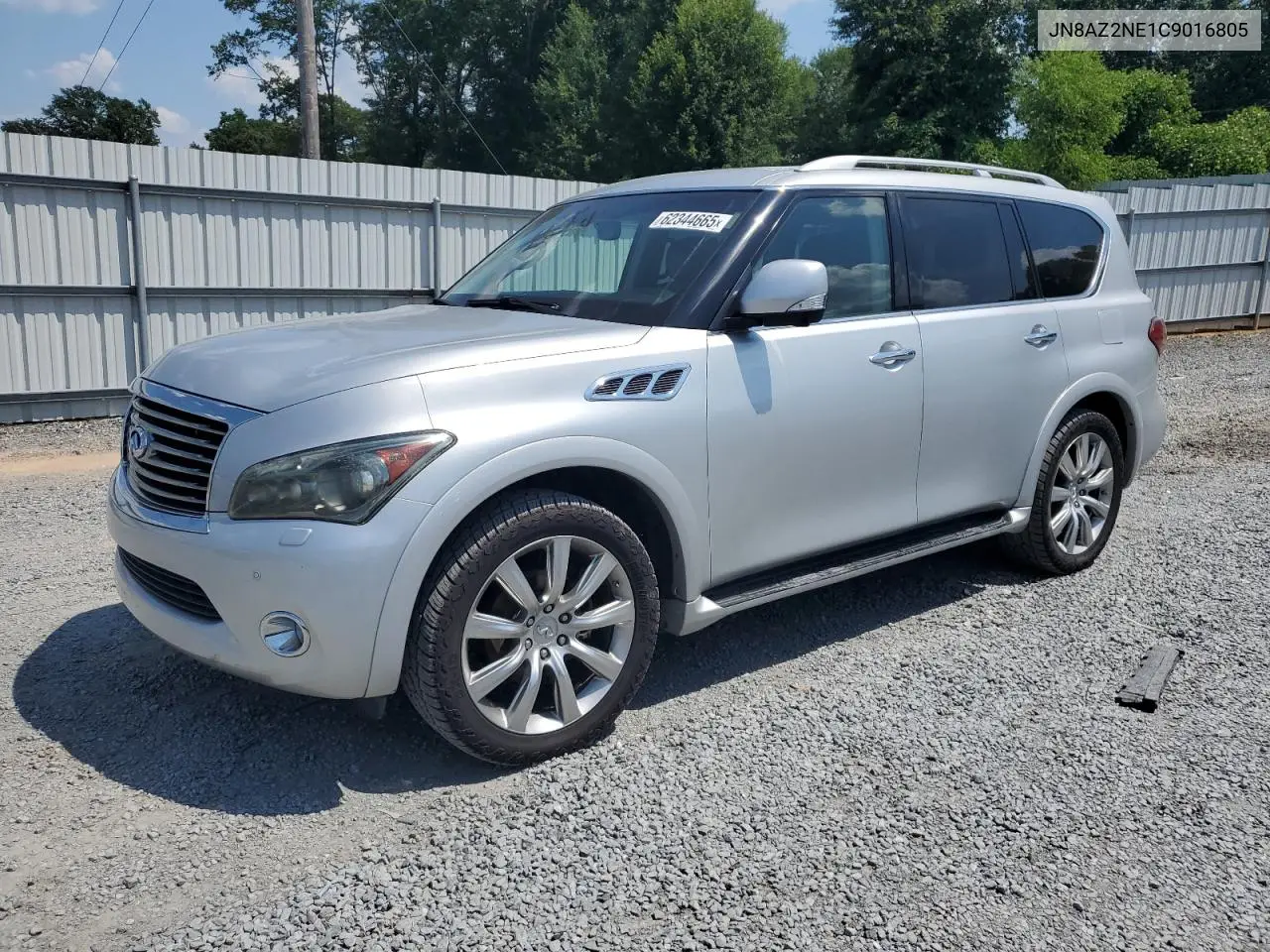 2012 Infiniti Qx56 VIN: JN8AZ2NE1C9016805 Lot: 62344665