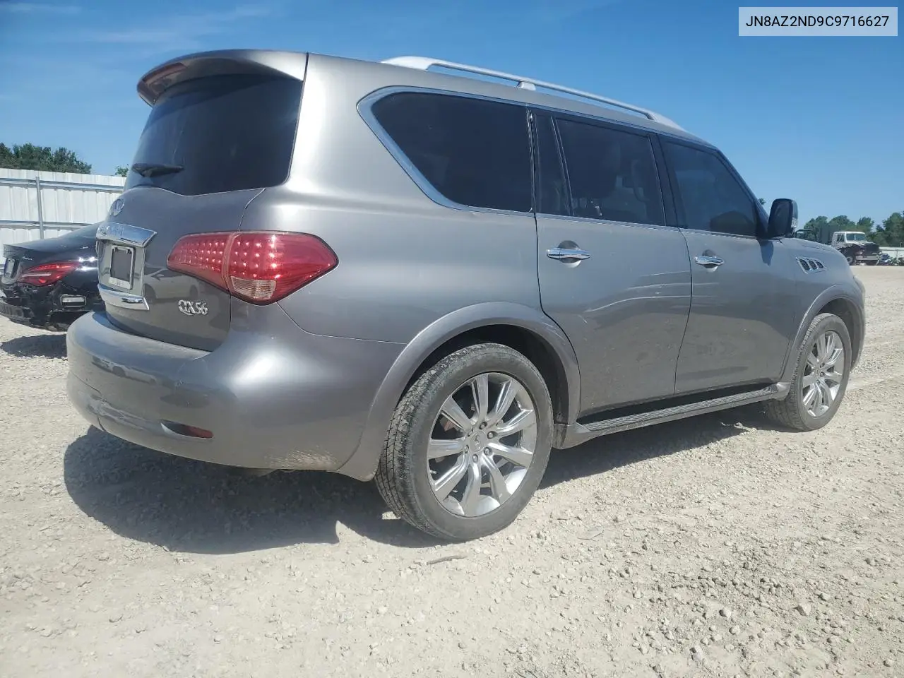 2012 Infiniti Qx56 VIN: JN8AZ2ND9C9716627 Lot: 62506885