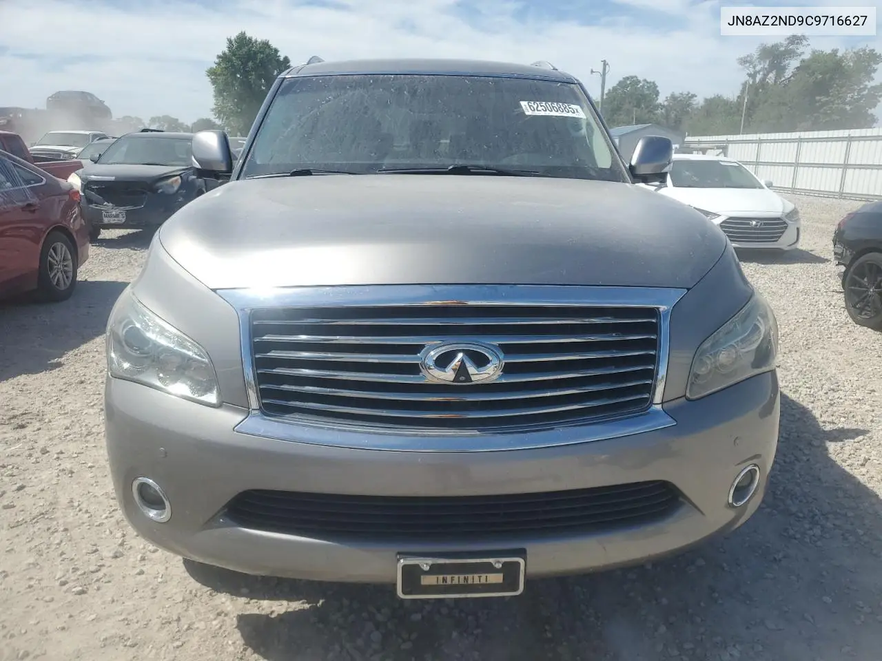 2012 Infiniti Qx56 VIN: JN8AZ2ND9C9716627 Lot: 62506885