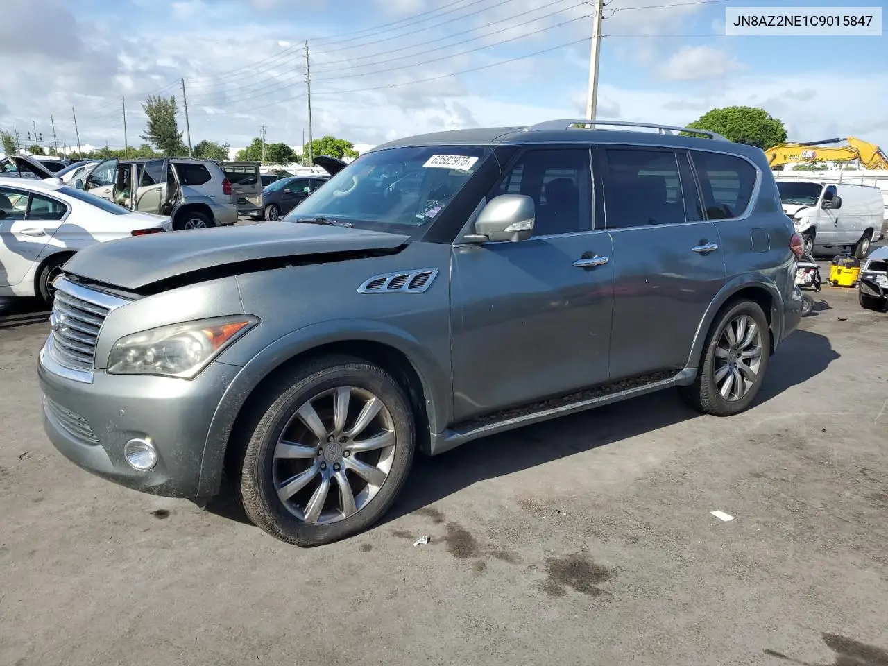 2012 Infiniti Qx56 VIN: JN8AZ2NE1C9015847 Lot: 62582975